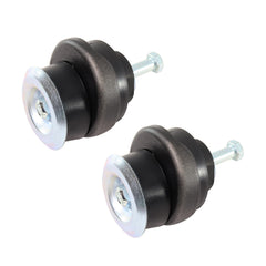 1409KMT close-up of rubber upper and lower cushions preventing vibration and protecting the core support