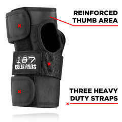 187 Killer Pads close-up of extra-thick splint for impact protection