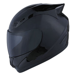 1Storm close-up of smoked shield highlighting reduced glare and sun comfort for daytime riding