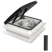 2012 fan front exterior view showing streamlined lid and weatherproof benefit