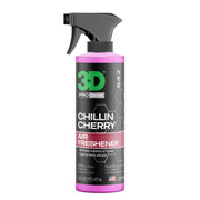 3D Chillin Cherry front bottle view showing cherry scent and benefits