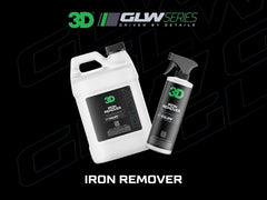 3D spray action on wheel removing brake dust quickly