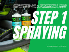 3D closeup of spray nozzle highlighting easy, controlled application