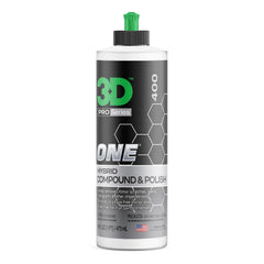 3D One front packaging showing 16oz bottle and product branding for fast correction