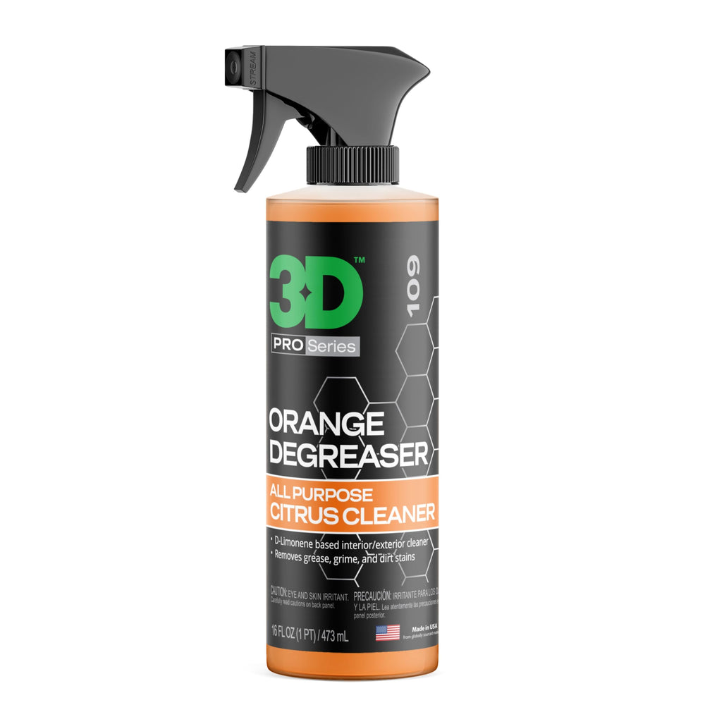 3D bottle front label showing product identity and clear usage benefit