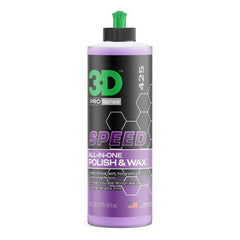 3D Speed front bottle shot showing product and easy handling benefit