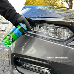 3D Wipe removed polish residue from car panel for improved bonding