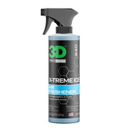 3D bottle front label showing brand and refreshing scent benefits