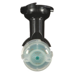 3M atomizing head front view showing nozzle and easy-change benefit