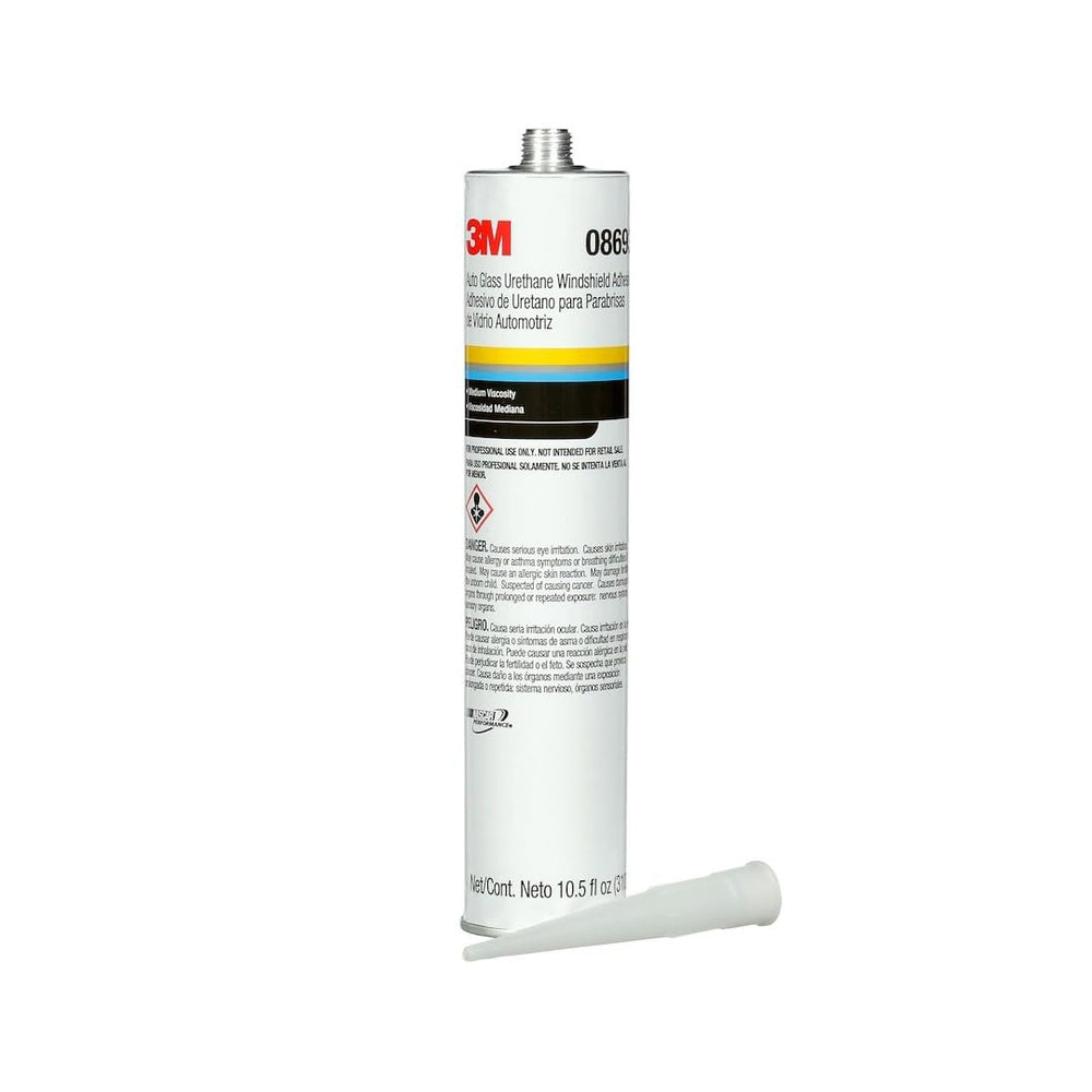 3M urethane cartridge front view showing label and application benefit