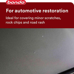 3M Bondo putty texture close-up showing smooth spreadable finish
