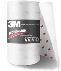 3M clear paint protection roll front view showing full width and length, protects finish