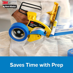 3M Hand-Masker close-up of tape alignment showing precise tape placement benefit