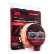 3M headlight restoration kit components showing included parts and benefit