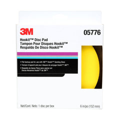 3M Hookit pad side view highlighting 45-degree tapered edge for smooth feathering