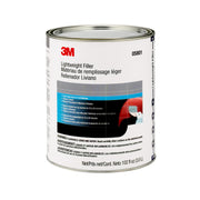 3M lightweight body filler front label showing product and capacity benefits