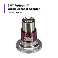 3M adaptor attached to a rotary polisher demonstrating use