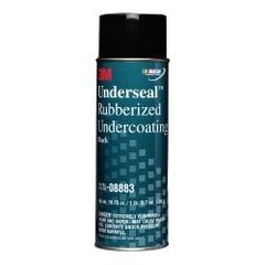 3M rubberized undercoating on vehicle undercarriage showing corrosion protection