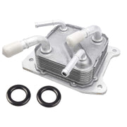 3mirrors front view of oil cooler showing mounting points and durable finish for reliable fit