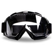 4-FQ front view of goggles showing full coverage and clear field of vision