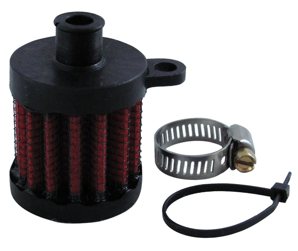 4into1 UP-123 breather front profile showing push-in stem and secure fit benefit