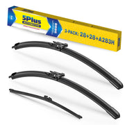 5 PLUS packaging showing 28 inch front blades and 11 inch rear for quick identification and purchase confidence