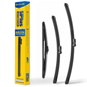 5 PLUS front packaging showing the Ford Fiesta 3-piece wiper kit and fit clarity