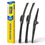 5 PLUS front packaging showing complete wiper set and fitment info for quick purchase benefit