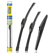 5 PLUS front packaging showing three-piece RAV4 wiper kit and clear labeling