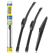 5 PLUS front blades installed showing improved clearing benefit