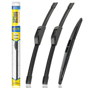 5 PLUS front driver 16 inch wiper blade showing fit and quiet wipe
