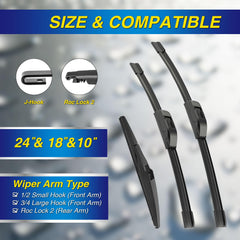 5 PLUS rear 10-inch blade mounted and enhancing rear visibility