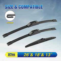 5 PLUS wipers close-up of rubber edge demonstrating durable flexible contact