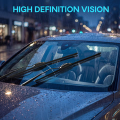 5 PLUS close-up of natural rubber edge ensuring streak-free vision