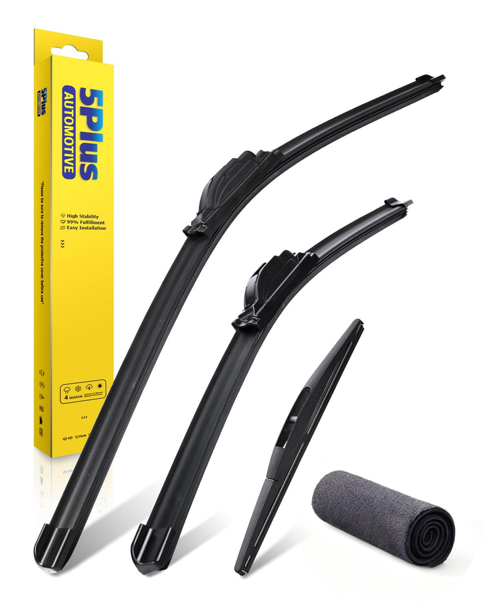 5 PLUS front packaging showing Murano fit and easy install benefit