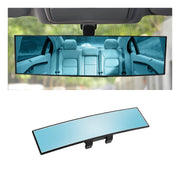 8sanlione front view blue mirror shows wide field of view for safer driving