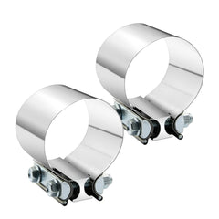 A ABIGAIL front view of 4 inch exhaust clamp showing robust construction and secure fit