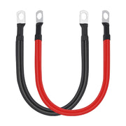 A ABIGAIL front view of 2 AWG battery cable pack showing connectors and color coding for quick identification and reliability