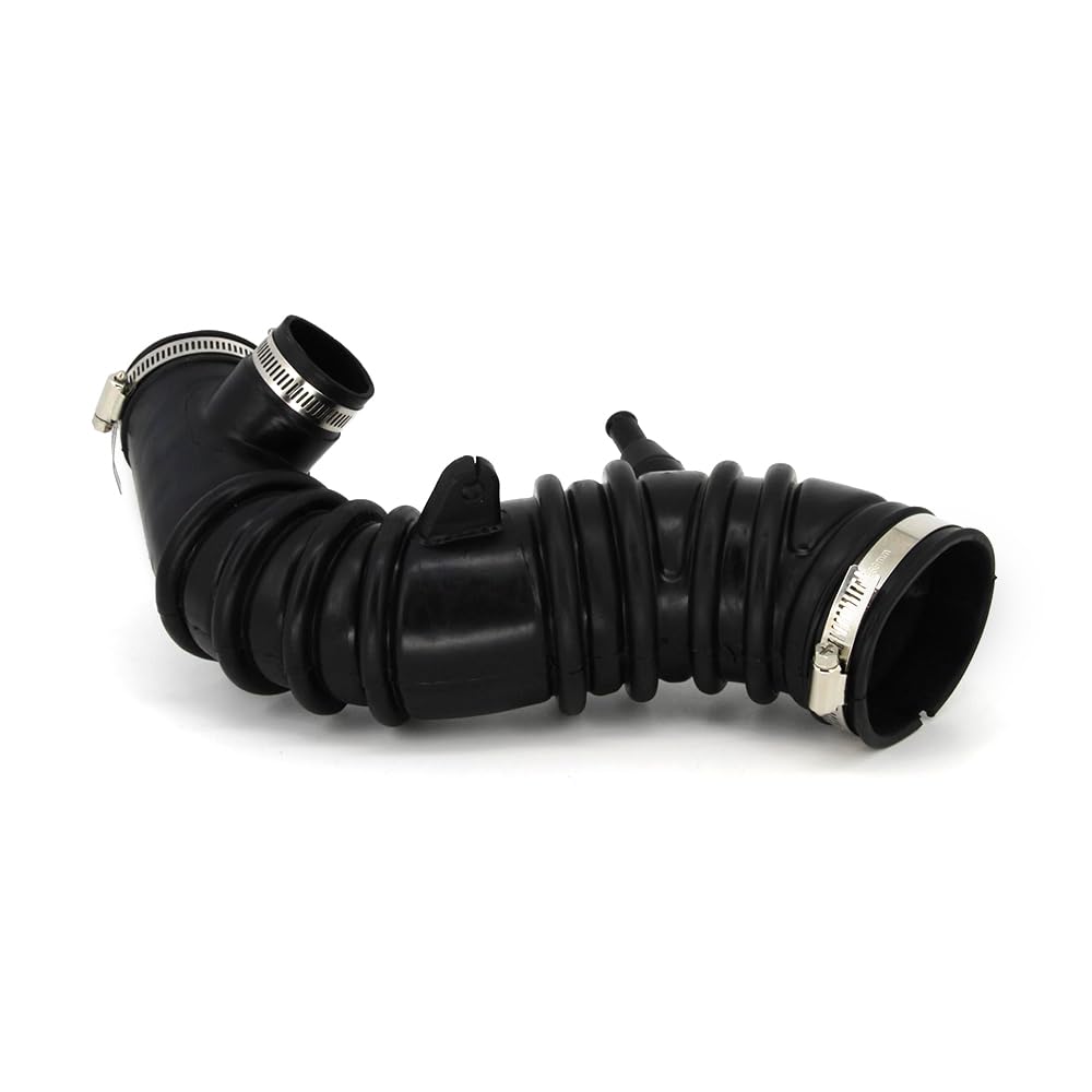 A ABIGAIL front view of intake hose showing shape and connection ends for accurate fit