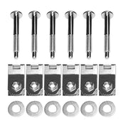 A ABIGAIL front view of the bolt and clip kit showing all pieces and packaging, reliable replacement