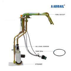 A ABIGAIL sending unit detail with float arm for accurate fuel level readings