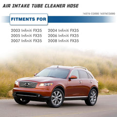 A ABIGAIL hose installed in Infiniti engine bay benefit: correct fitment
