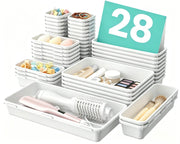 A-LuGei clear organizer set front view showing full kit and quick selection benefit
