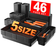 A-LuGei front view of full tray set showing organized compartments and clarity