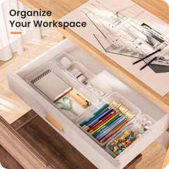 A-LuGei modular layout inside a vanity drawer for quick visual access