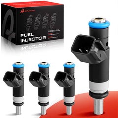A Plus Auto front packaging showing four fuel injectors and benefits