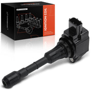 A-Premium front view of ignition coil showing compact direct-fit design and reliability