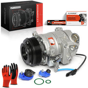 A-Premium front view of compressor showing complete assembly and fit benefits