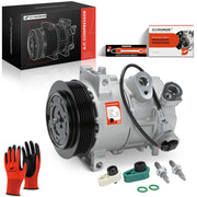 A-Premium compressor front view showing unit and direct-fit design benefit