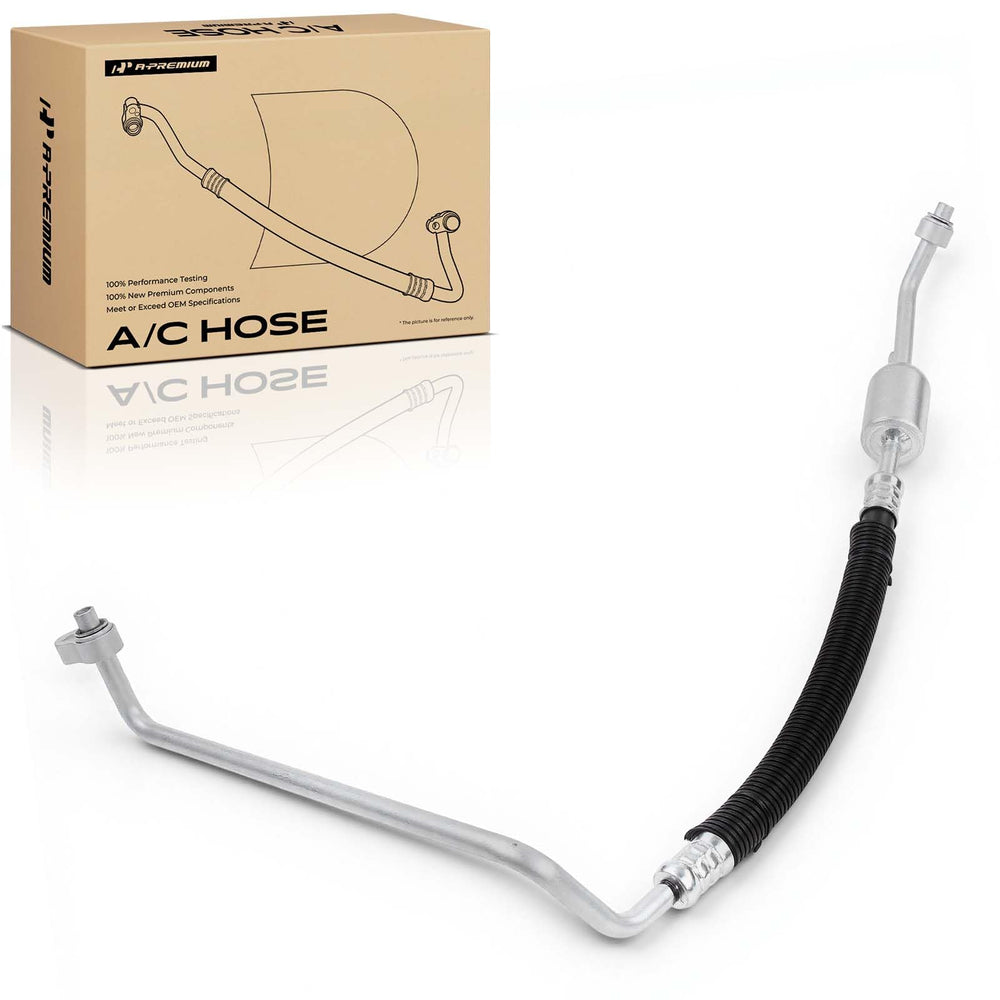 A-Premium front view of discharge line showing full assembly and fit benefit